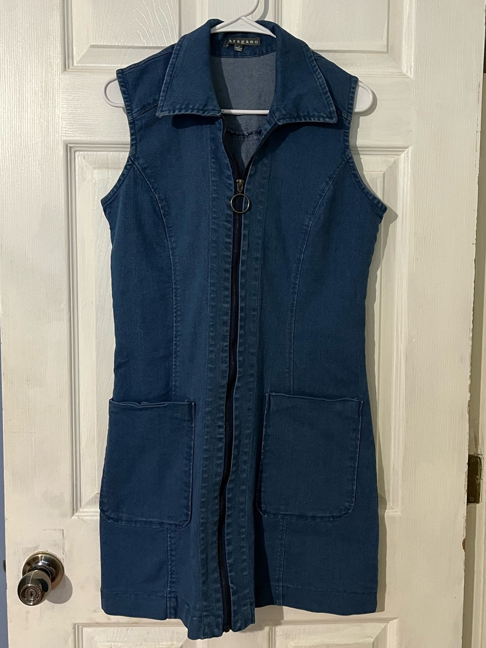 Sharagano Indigo Denim Dress
